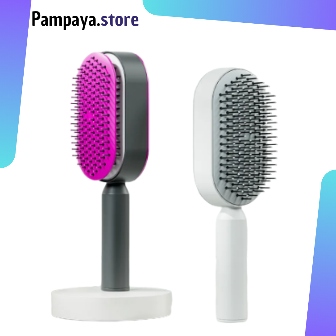 CEPILLO CON AUTO LIMPIEZA PARA EL CABELLO