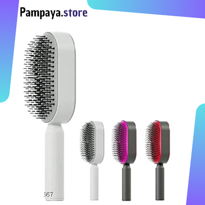 CEPILLO CON AUTO LIMPIEZA PARA EL CABELLO