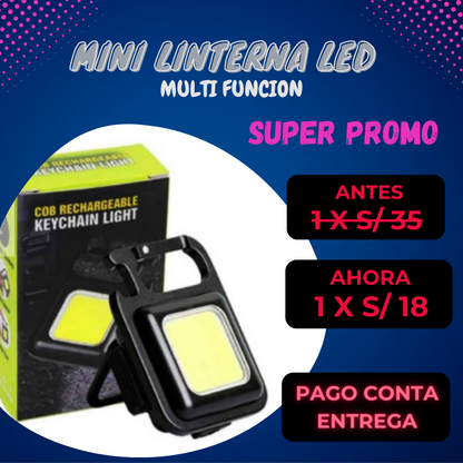 MINI LINTERNA LED / MULTI FUNCION