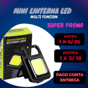 MINI LINTERNA LED / MULTI FUNCION