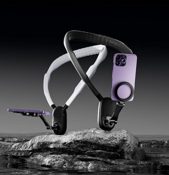 Soporte Magnético de Cuello 360° para Celular | Manos Libres