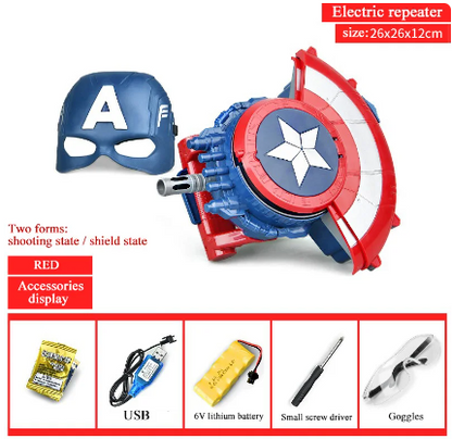 ESCUDO CAPITAN AMERICA  / CON MECANISMO DE HIDROGEL