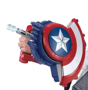 ESCUDO CAPITAN AMERICA  / CON MECANISMO DE HIDROGEL