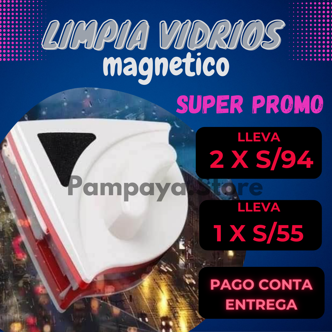 Limpiador Magnético de cristal  /  Limpiador de ventanas