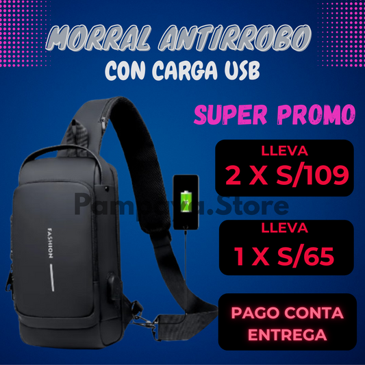 MORRAL CON CLAVE ANTIRROBO Y CARGA DE ENERGIA